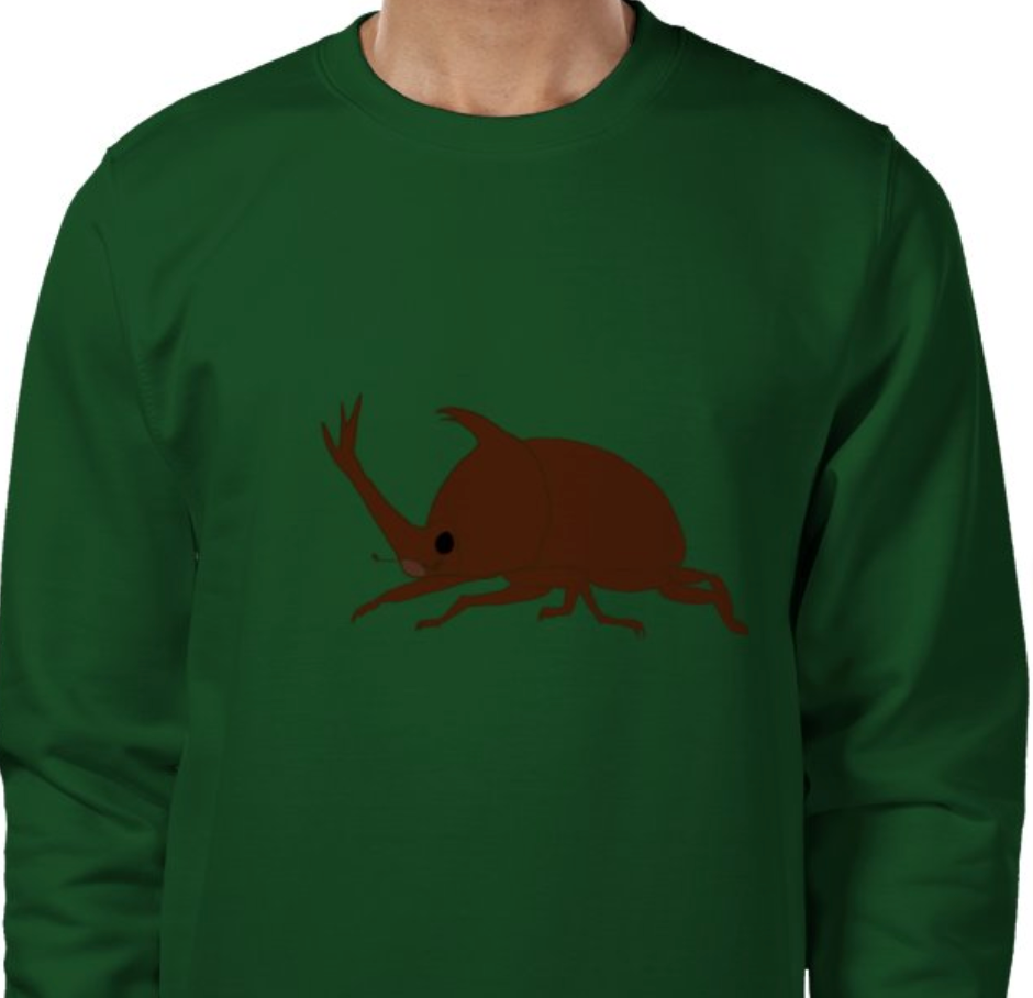 Japanese Rhinoceros Beetle sweatshirt
