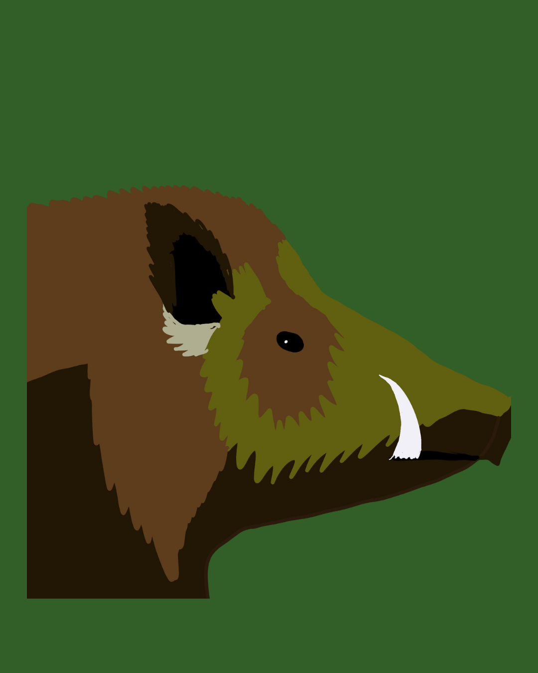 Wild Boar Long sleeve Tee